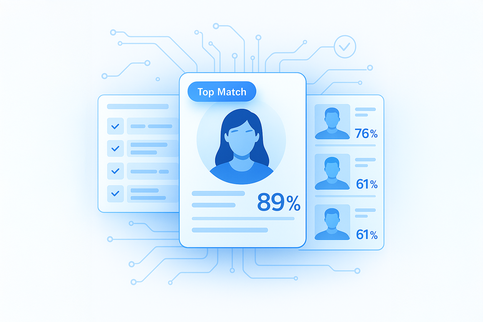 Effective Candidate Matching Visualization